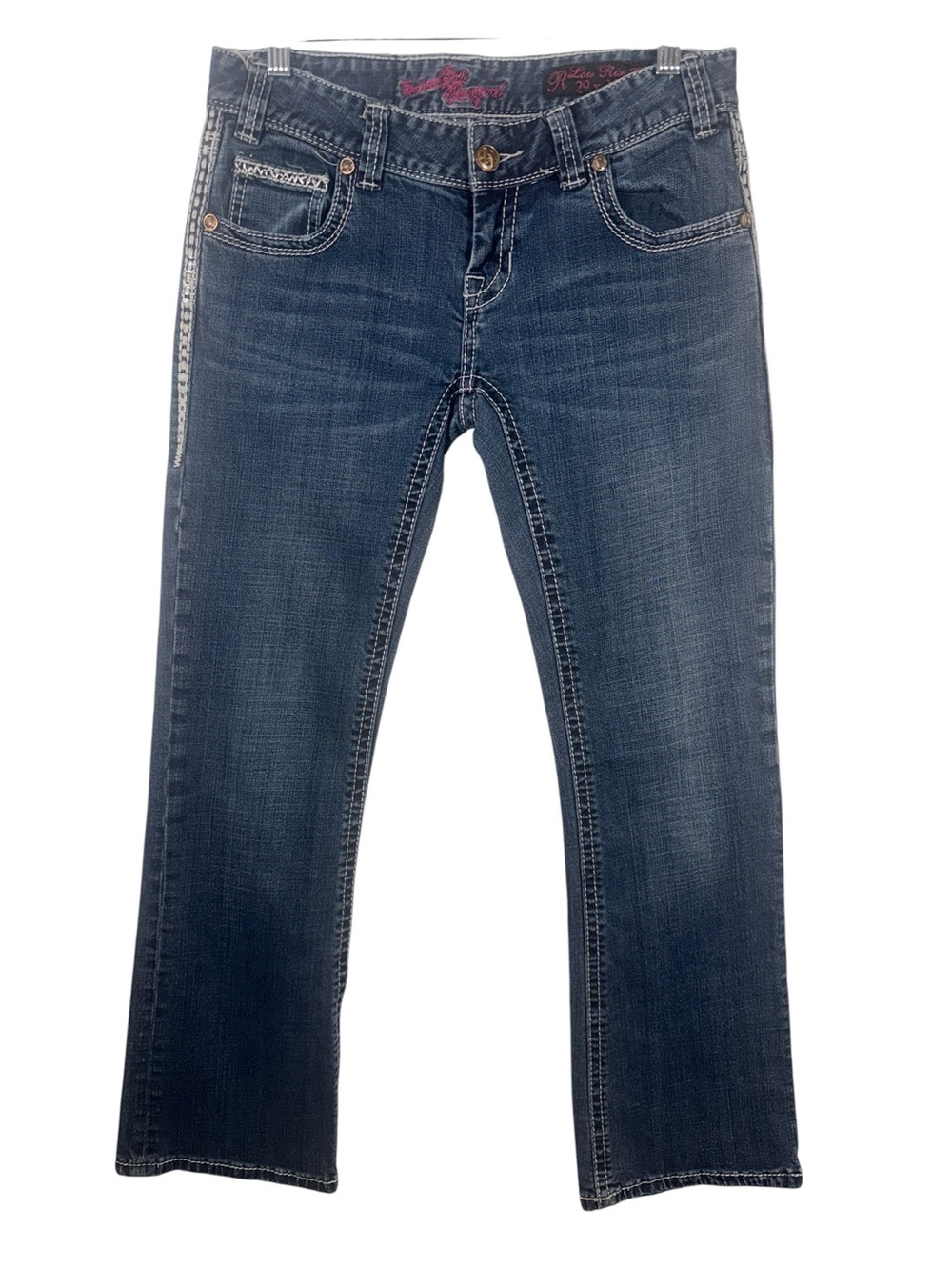 Rock & Roll Cowgirl Medium Blue Bootcut Jeans